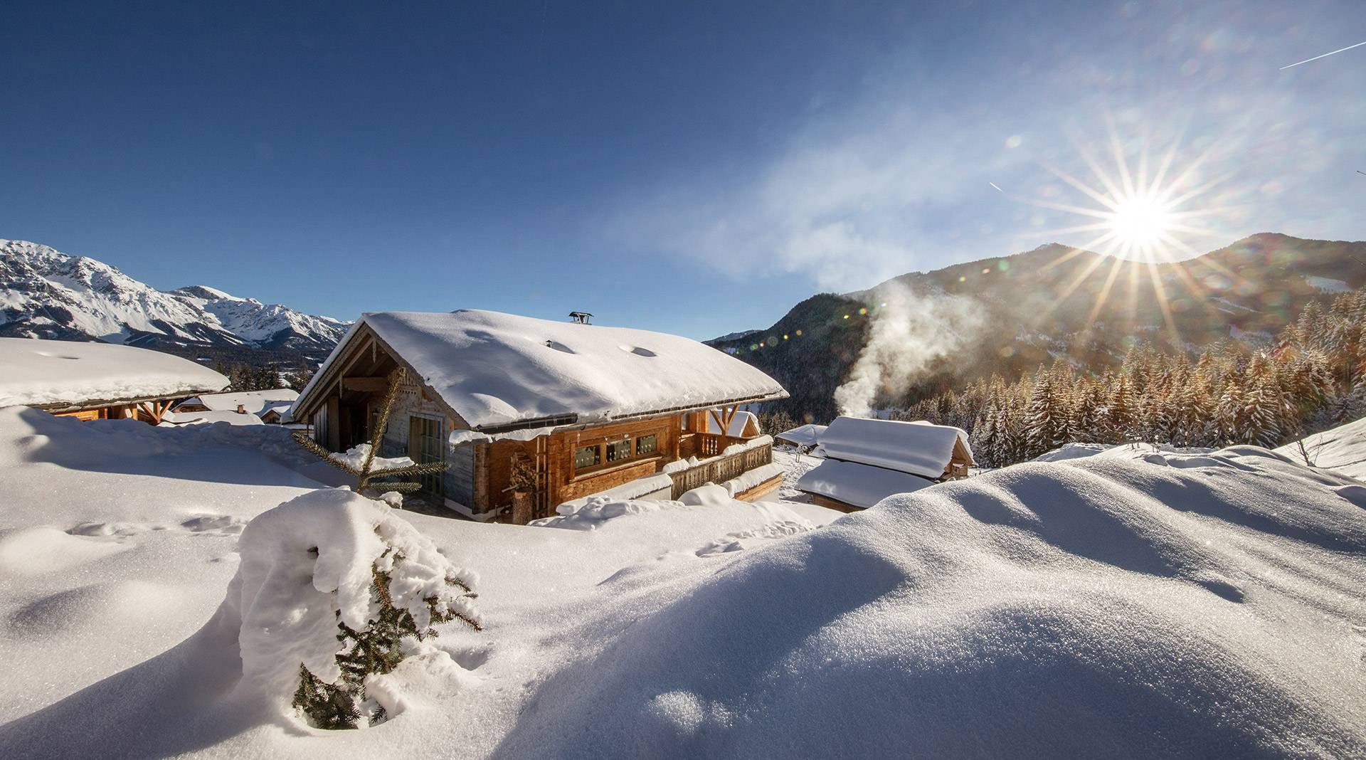 Almdorf Reiteralm - Urlaub mit Baby im Almhotel oder Chalet in der Steiermark Almhotel Edelweiss - Urlaub mit dem baby im Almdorf Reiteralm